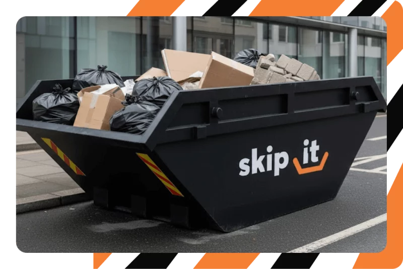 Same day waste removal collection